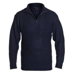 MFH Isländer Pullover, Troyer mit Reißverschluß (S, blau) von MFH