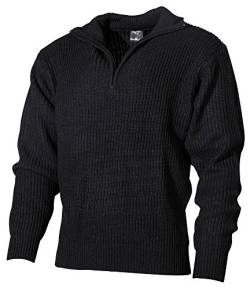 MFH Isländer Pullover, Troyer mit Reißverschluß (XXL, schwarz) von MFH