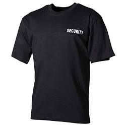 MFH T-Shirt, Security, Bedruckt (M, schwarz) von MFH