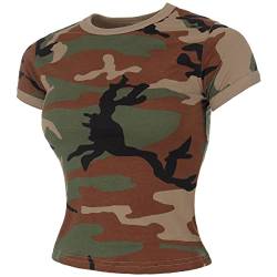 MFH US T-Shirt Damen - Woodland Größe M von MFH