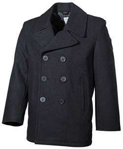 Pea Coat - Marine Mantel schwarz S-XXL L von MFH