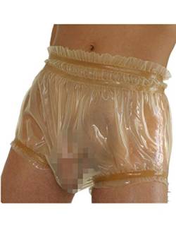 MFMYEE Sexy Latex Herren Slip Gummi Shorts Unterwäsche (XL, x_l) von MFMYEE