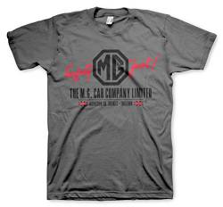 MG Offizielles Lizenzprodukt Cars Co. - England Herren T-Shirt (Dunkelgrau), M von MG