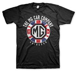 MG Offizielles Lizenzprodukt The Car Company 1924 Herren T-Shirt (Schwarz), L von MG