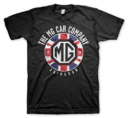 MG Offizielles Lizenzprodukt The Car Company 1924 Herren T-Shirt (Schwarz), M von MG