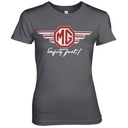 MG Offizielles Lizenzprodukt Wings Damen T-Shirt (Dunkelgrau), L von MG