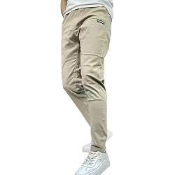 Chino Hose Herren Cargo Hosen Passform Freizeithose Leichte Laufhose Lang Trainingshose Regular Atmungsaktiv Chino Hosen Einfarbig Wanderhose Winter Sporthose Modern Sportbekleidung Hose fur Männer von MGSFGlk