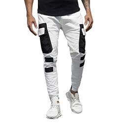 Chino Hose Herren Laufhose Lang Trainingshose Winter Chino Hosen Relaxed Gerade Hose Modern Leichte Cargo Hosen Mit Taschen Activewear Atmungsaktiv Freizeithose Fit Sportbekleidung Hosen fur Männer von MGSFGlk