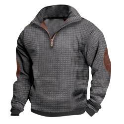 MGSFGlk Pullover Herren Dünne Sport Style Kapuzenpulli Locker Pullover Übergroße Cardigan Sweatjacke Print Coat Winter Sweater Motiv Sweatshirt Baggy Kapuzenjacke Sport Trainingsjacke Fitness von MGSFGlk