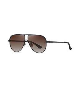 MIAROZ Polarisierte Sonnenbrille Pilotenbrille für Damen Herren Klassische Style Eyewear UV400 Protection Lens (Tawny) von MIAROZ