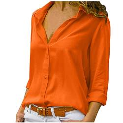 Damen flauschig Conor Hoodie Oversize qs by s.Oliver t- Shirt Kinder mädchen Kleidung lace top Tanktops männer Kaschmir Pullover Damen Decke zum anziehen Erwachsene Lange(D-Orange,3XL) von MICKURY