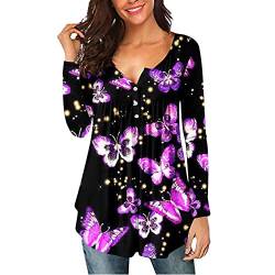 Festival Outfit Damen,Tunika Damen Herbst Kaschmir Pullover Longsleeve Damen Bauchfreies Oberteil Christmas Sweater Damen Damen T Shirts V Ausschnitt T Shirt Olivgrün von MICKURY