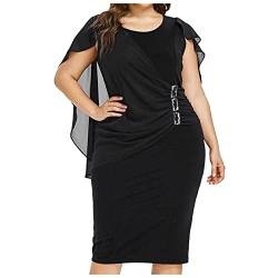 Jeansrock Street one Rock Kleid konfirmation Festliche Kleider Damen Kleid Herbst Hochzeitsgast leinenkleid Hijab Kleider Frauen fit and Flare brautkleid zapaka Kleider Kaftan Damen Schwarz 2XL von MICKURY