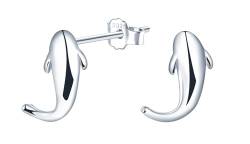 MICMIF Fisch Ohrstecker Damen Ohrringe 925 Sterling Silber Tier Ohrstecker Fische ohrringe Schmuck Ohrringe für Mädchen von MICMIF