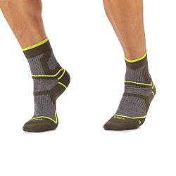 MICO KURZE SOCKEN TREKKING aus Micotex + LYCRA Faser, 100% Unisex, mittleres Gewicht, für Herren und Damen (L (41-43), Grün) von MICO