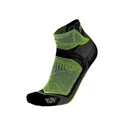 MICO PROFESSIONAL RUNNING, Laufsocken made in Italy, Herren- und Damensocken ultraleicht, Technisches Material, Sportsocken (41-43, Anthrazit/Fluo gelber) von MICO