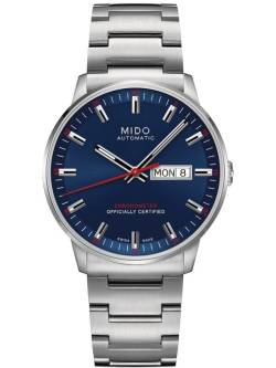 COMMANDER II Automatic Chronometer, blue, Stahlband von MIDO