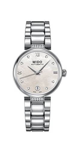 MIDO Damen-Armbanduhr Baroncelli II Analog Automatik Edelstahl M0222076111611 von MIDO