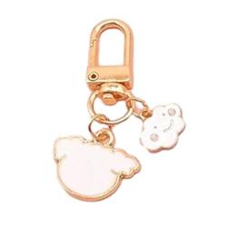 MIEDEON 3 PCS Schlüssel-Ornament Süß Schlüsselanhänger Cartoon Tieremuster Umhängeband Schlüssel Anhänger Kreative Geschenk (Hund,One Size) von MIEDEON