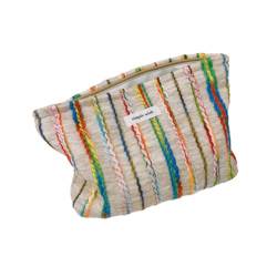 MIEDEON Schminkbeutel Handtasche Make Up Tacshe Regenbogen Tragtasche Damen Schminktasche Kreative Modisch Kosmetiktasche Reißverschluss (Bunt,10.6X7X1.9In) von MIEDEON
