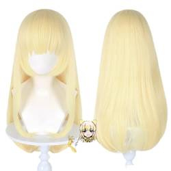 Anime Gushing Over Magical Girls Tenkawa Kaoruko Cosplay Perücke, blonde lange Haare Perücken, für Halloween Kostüm Party mit Perücke Cap von MIGUOO