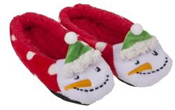 MIJOMA Unisex Weihnachts-Pantoffeln, Santa & Elfen Hausschuhe für Freunde & Familie, für die Festtage (Schneemann-Design, EU Schuhgrößensystem, Erwachsene, Damen, Numerisch (von/bis), M, 39, 42) von MIJOMA