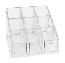 Kosmetik-Organizer Make-up-Organizer, Sortierkasten für Beautyprodukte, transparent (9,2 x 9,2 x 6,5 cm) von MIK funshopping