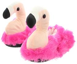 MIK funshopping Plüsch-Hausschuhe Flamingo pink Pink 36/37 von MIK funshopping