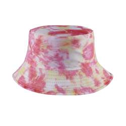 MILAKOO Frauen Canvans Eimer Hut Tie Dyed Reversible schwarz Baumwolle Caps für Sommerurlaub Sonnenhut von MILAKOO