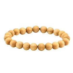 MILAKOO Holz Gebetsperlen Armband Mala Perlen Armbänder für Männer Frauen 8mm von MILAKOO