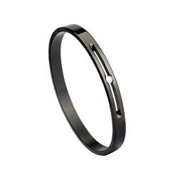 MILAKOO Ovale Armbänder für Damen Edelstahl Armband Inspirierende Geschenke für Damen Freundschaftsschmuck 6mm von MILAKOO