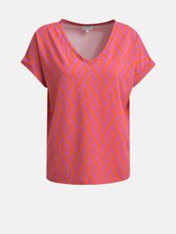 MILANO ITALY Damen T-Shirt, orange von MILANO ITALY