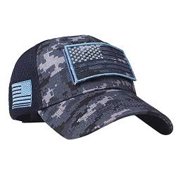 Baseball Cap Streitkräfte Usa Flag Camouflage Baseballmütze Army American Flag Baseballmütze Amerika Kappe Mütze Cap Schirmmütze Basecap von MILAX