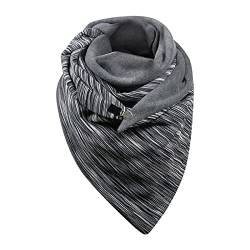 MILAX Damen Strickschal Damen Halstuch Schultertuch Schal Scarf Soft Wrap Großen Dreieckschal Herbstschal Warm Winterschal Mode Damenschal Lätzchen Dreieckstuch Lässige Herbstschal Winterschal von MILAX