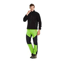 MILAX Herren Softshellhose zum Wander Herren Wanderhose Wasserdicht Outdoorhose Winddicht Warm Gefüttert Skihose Snowboardhose Winter Trekkinghose von MILAX