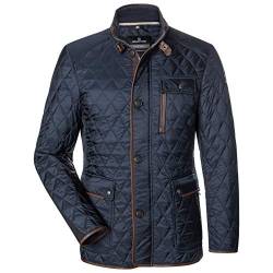 MILESTONE Herren Jacke Leonido Übergangsjacke Rautenmuster Navy (50) von MILESTONE