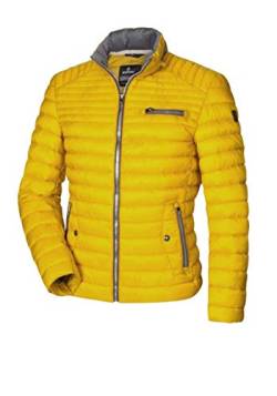MILESTONE Norwick - Leichte Herren Stepp-Jacke mit Stehkragen in verschiedenen Farben (52, Gelb) von MILESTONE