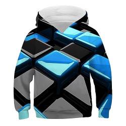 3D Gedruckte Herbst Winter Unregelmäßige Muster Hoodies Jungen Mädchen Mode Geometrische Muster Hit Color Block Hoodie Kinder Sweatshirt Casual Hoodie Casual Hoody,26,12 Jahre von MIMMIC