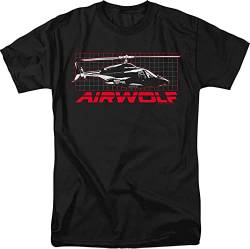 Airwolf Men T-Shirt Black XL von MINGLING