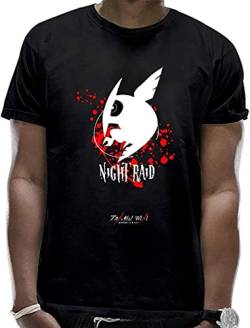 Men's Akame Ga Kill Night Raid T-Shirts L Black von MINGLING