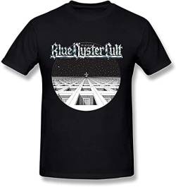 Men's T-Shirts Blue Oyster Cult Black XL von MINGLING