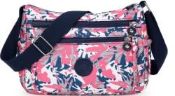 MINGZE Nylon Handtasche, Umhängetasche Damen Sportliche Schultertasche Wasserdicht(Foundation Make-up Schatten) von MINGZE