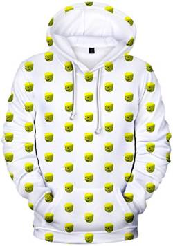 MINIDORA Hoodie Roblox für Jungen Kinder Hoodie Unisex Kapuzenpullover Game Sweater(E03393,160) von MINIDORA