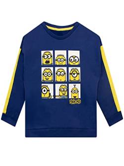 MINIONS Jungen Sweatshirt Blau 140 von MINIONS