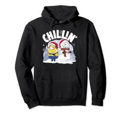 Minions Christmas Dave And Snowman Chillin' Poster Pullover Hoodie von MINIONS