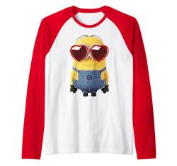 Minions Valentine's Day Dave Heart Glasses Raglan von MINIONS