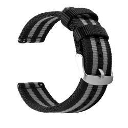 MINOIC Uhrenarmband - Nato Strap 20mm, 22mm, 18mm- Bequeme und Widerstandsfähige Uhrenarmbänder - Vielseitiges Uhrband für Smartwatches und klassische Uhren - Watch Strap für Männer und Frauen von MINOIC