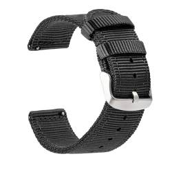 MINOIC Uhrenarmband - Nato Strap 20mm, 22mm, 18mm- Bequeme und Widerstandsfähige Uhrenarmbänder - Vielseitiges Uhrband für Smartwatches und klassische Uhren - Watch Strap für Männer und Frauen von MINOIC