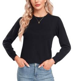 MINTLIMIT Women's 2023 V Hals Langarm Pullover gestrickt lässig Herbst Pullover Tops von MINTLIMIT