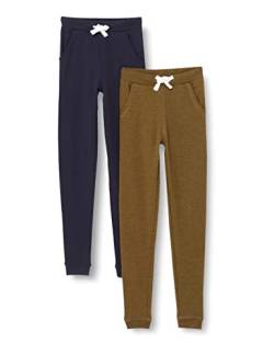 MINYMO Boy's Basic 36-Sweat Pant (2-Pack) Sweatpants, Dark Olive, 104 von MINYMO